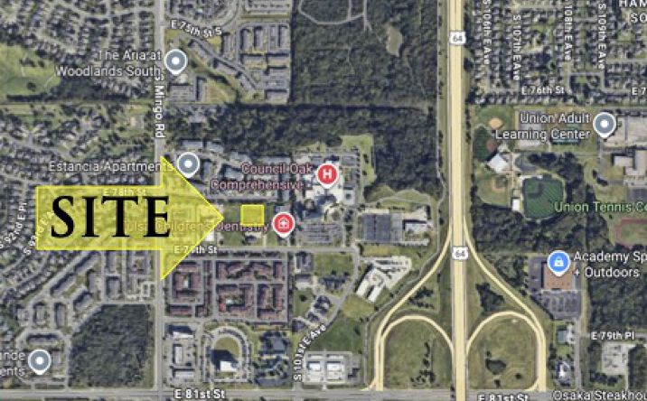 Pictures of Land property located at 7900 south mingo lot 3, Tulsa, OK 74107 for sales - image #1