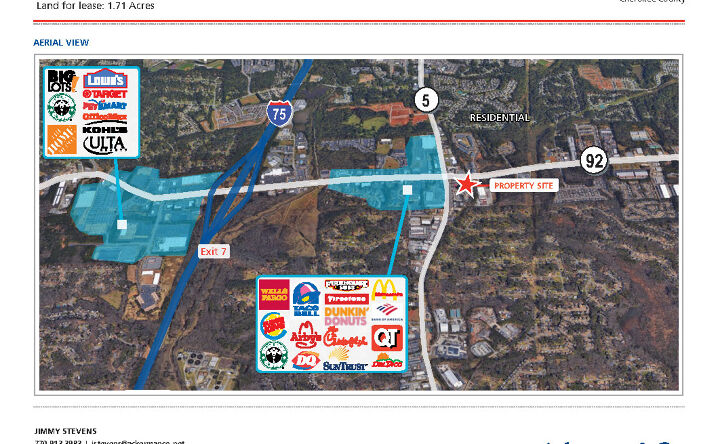 Pictures of Land property located at 10204 GA-92, Woodstock, GA 30188 for sales - image #1