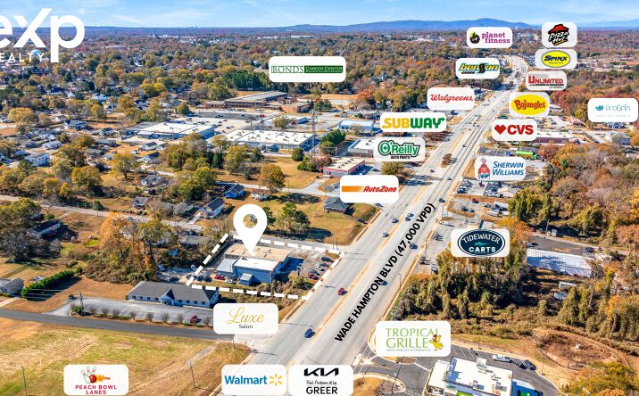 Pictures of Industrial, Mixed Use, Retail, Special Purpose property located at 14629 E Wade Hampton Blvd, Greer, SC 29651 for sales - image #1