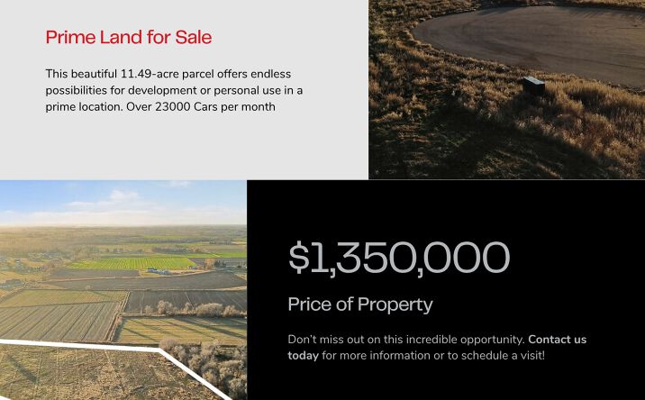 Pictures of Industrial, Land, Mixed Use property located at 500 n 4080 E, Rigby, ID 83442 for sales - image #1