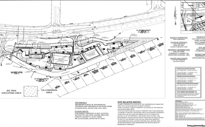 Pictures of Land, Retail property located at 2615 Canton Hwy, Cumming, GA 30040 for sales - image #1
