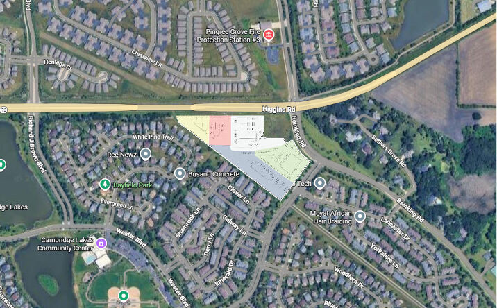 Pictures of Land, Retail property located at 1 Route 72 Road, Pingree Grove, IL 60140 for sales - image #1