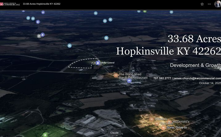 Pictures of Land property located at 0 Cadiz rd, Hopkinsville, KY 42262 for sales - image #1