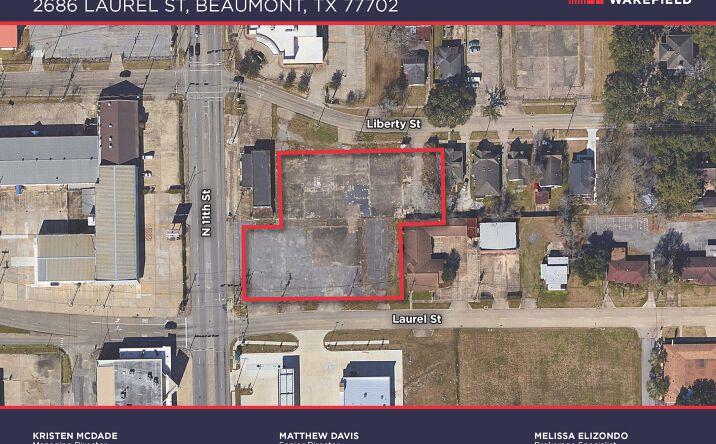 Pictures of Land property located at 2686 Laurel Ave, Beaumont, TX 77702 for sales - image #1