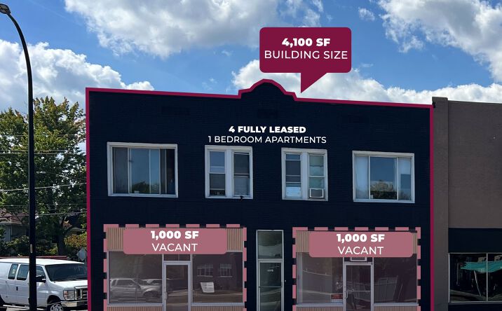Pictures of Retail, Multifamily property located at 23527-23529 Woodward Ave, Ferndale, MI 48220 for sales - image #1