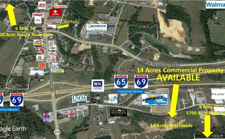 Pictures of Land property located at 603 Commerce Drive, Leitchfield, KY 42754 for sales - image #1