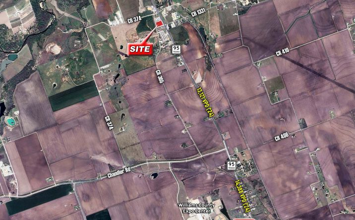 Pictures of Land property located at Highway 95 & CR 365, Taylor, TX 76574 for sales - image #1