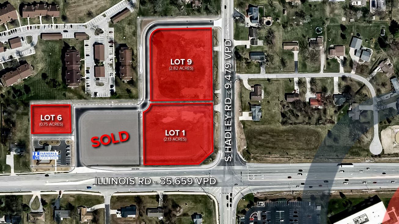 NW Corner Of Illinois & Hadley Rds, Fort Wayne, IN 46804