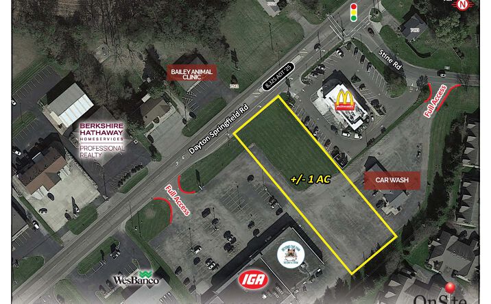 Pictures of Land property located at 7581 Dayton Springfield Rd, Enon, OH 45323 for sales - image #1