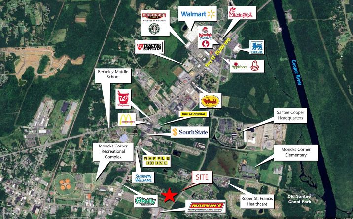 Pictures of Land property located at Bypass 52 Highway, Moncks Corner, SC 29461 for sales - image #1
