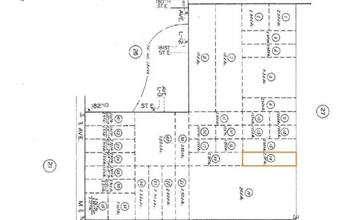 Pictures of Land property located at Avenue # L8 and 183rd St E, Lancaster, CA 93535 for sales - image #1