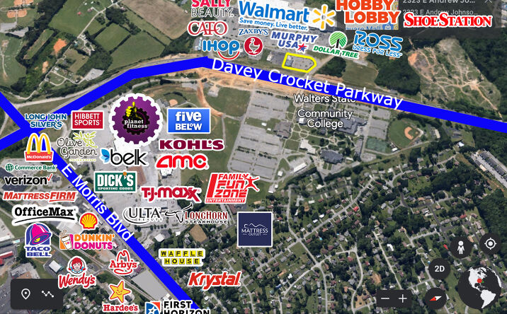 Pictures of Retail, Self Storage property located at 504 Crockett Trace Dr., Morristown, TN 37814 for sales - image #1