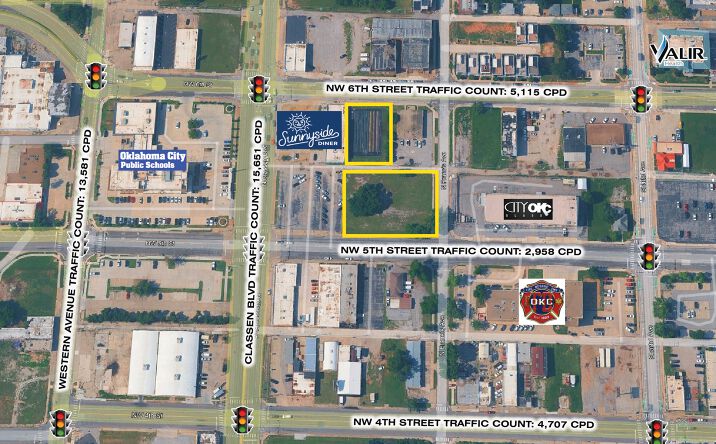 Pictures of Land property located at N.W. 6th Street & Classen Boulevard, Oklahoma City, OK 73102 for sales - image #1