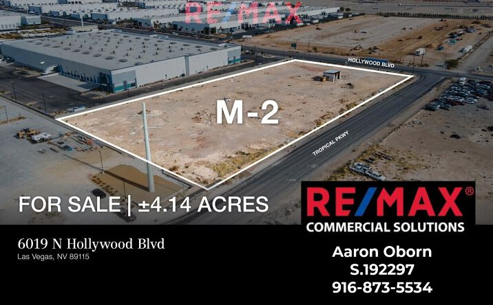 Pictures of Land property located at 6019 N Hollywood Blvd, Las Vegas, NV 89115 for sales - image #1