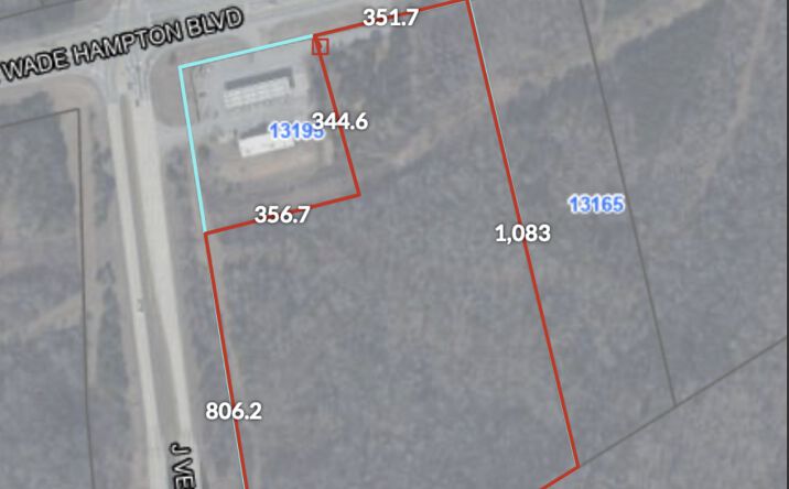 Pictures of Land property located at 13195 E Wade Hampton Blvd, Greer, SC 29651 for sales - image #1
