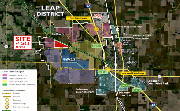 Pictures of Land property located at 3899 West 200 North, Lebanon, IN, USA, Lebanon, IN 46052 for sales - image #1