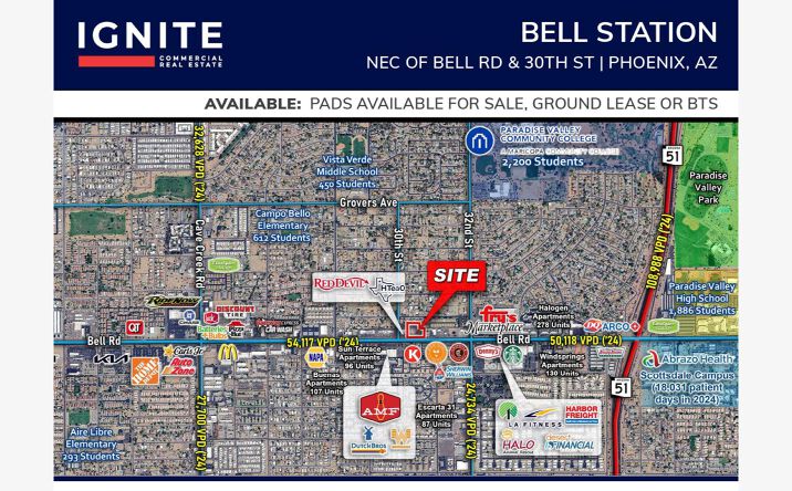 Pictures of Retail property located at NEC Bell Rd. & 30th St., Phoenix, AZ 85032 for sales - image #1