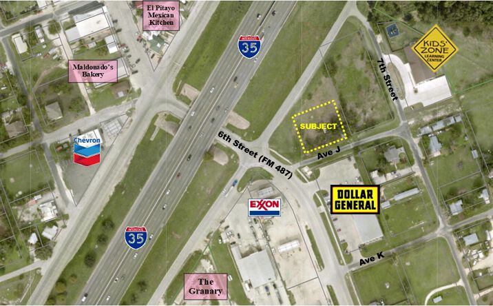 Pictures of Land, Office, Retail property located at NEC IH-35 Frontage Rd & 6th Street, Jarrell, TX 76537 for sales - image #1