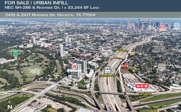 Pictures of Land property located at 2415 Riverside Dr, Houston, TX 77004 for sales - image #1