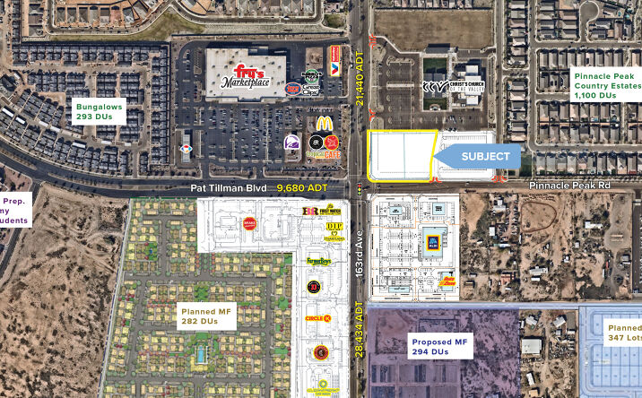 Pictures of Land property located at NEC 163rd Ave & Pinnacle Peak Rd, Surprise, AZ 85387 for sales - image #1