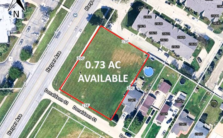 Pictures of Land property located at Harper Avenue, Clinton Twp, MI 48035 for sales - image #1