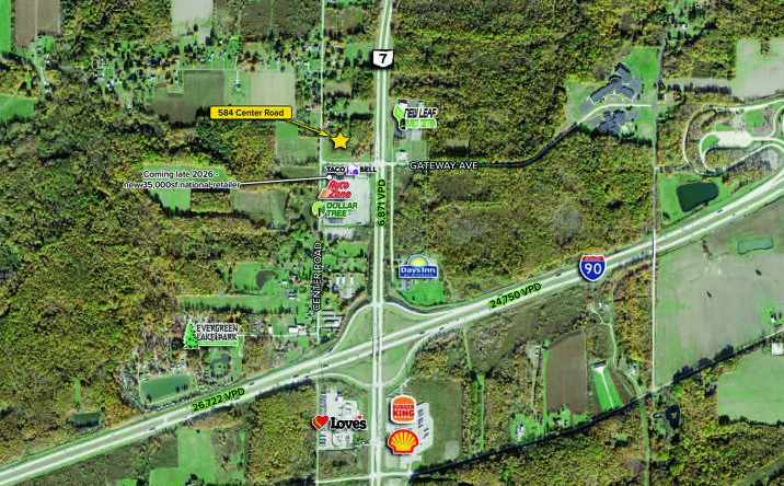 Pictures of Land property located at 584 Center Rd, Conneaut, OH 44030 for sales - image #1