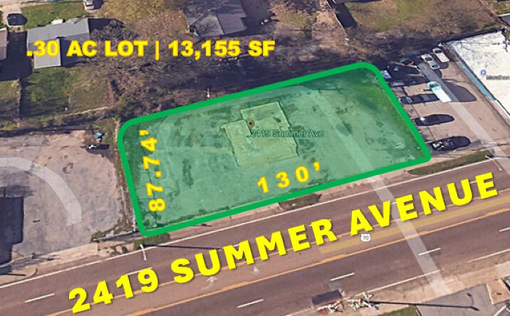 Pictures of Land property located at 2419 Summer Ave, Memphis, TN 38112 for sales - image #1
