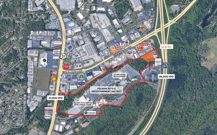 Pictures of Land property located at 1000 Oak Mountain Cir, Pelham, AL 35124 for sales - image #1