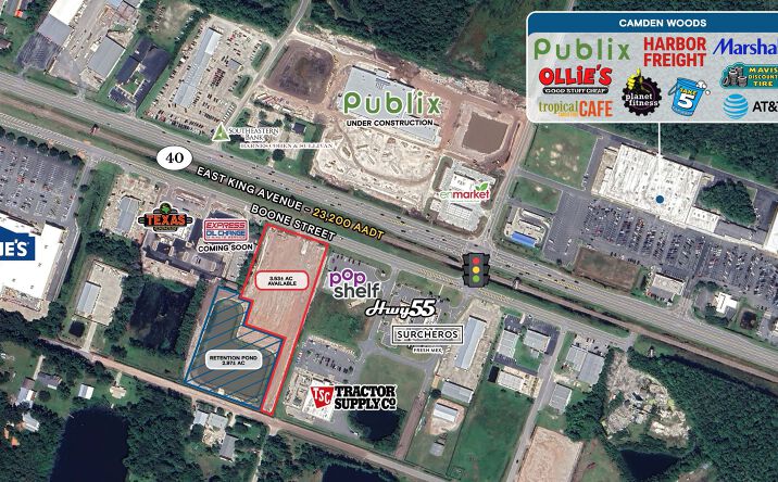 Pictures of Land property located at 1566 Boone Street, Kingsland, GA 31548 for sales - image #1