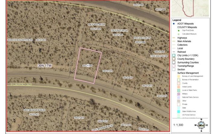 Pictures of Land property located at 695 Meadview Blvd, Meadview, AZ 86444 for sales - image #1