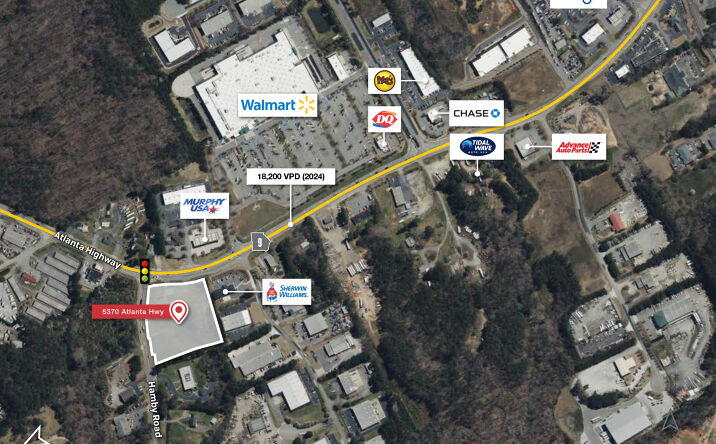 Pictures of Land property located at 5370 Atlanta Hwy, Alpharetta, GA 30004 for sales - image #1