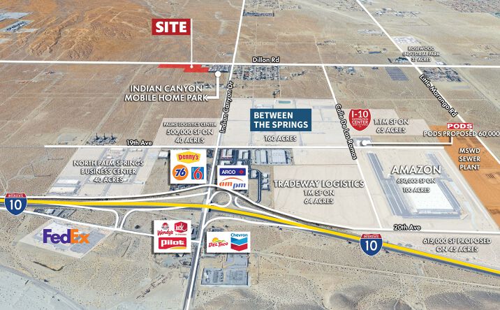 Pictures of Land property located at Dillon Rd, Palm Springs, CA 92254 for sales - image #1