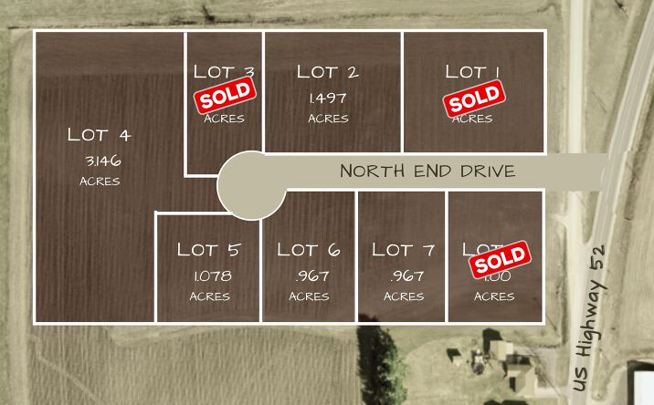 Pictures of Land property located at Lot 4 NorthEnd Drive, New Vienna, IA 52065-0000 for sales - image #1