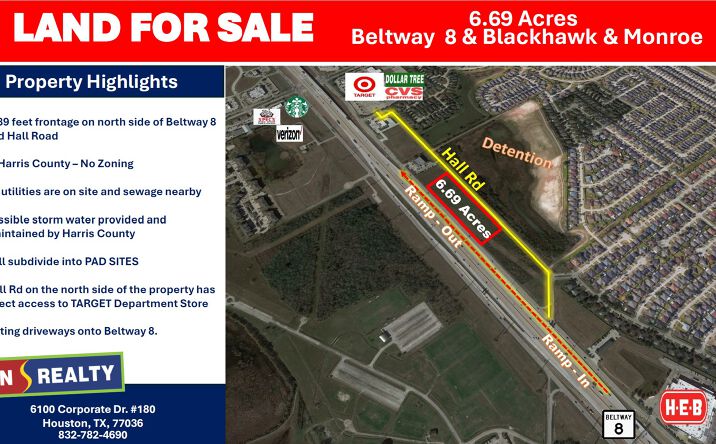 Pictures of Land property located at 8755 TX-8 Beltway, Houston, TX 77064 for sales - image #1