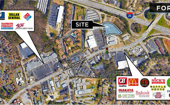 Pictures of Land, Self Storage property located at 127 Jamil Rd, Columbia, SC 29210 for sales - image #1