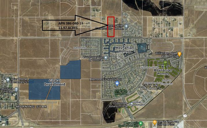 Pictures of Land property located at Paladino Dr, Bakersfield, CA 93306 for sales - image #1