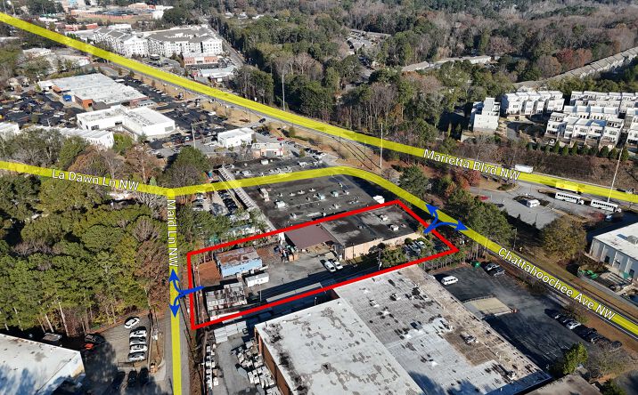 Pictures of Industrial, Retail property located at 1730 Chattahoochee Ave NW, Atlanta, GA 30318 for sales - image #1