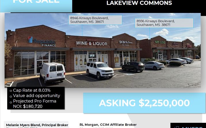 Pictures of Office, Retail property located at 8936 Airways Blvd, Southaven, MS 38671 for sales - image #1