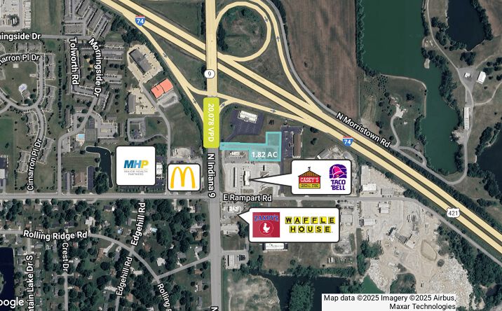 Pictures of Land property located at 1810 N Riley Hwy, Shelbyville, IN 46176 for sales - image #1