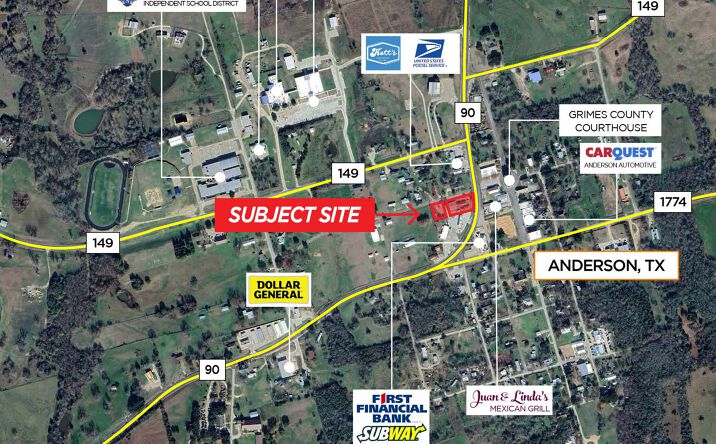 Pictures of Land property located at 1022 sh 90, Anderson, TX 77830 for sales - image #1