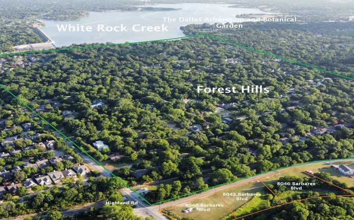 Pictures of Land property located at 8040, 8042 & 8046 Barbaree Blvd, Dallas, TX 75228 for sales - image #1