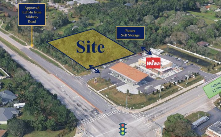 Pictures of Retail, Land property located at NWQ of W. Midway Road & Selvitz Road, Fort Pierce, FL 34981 for sales - image #1