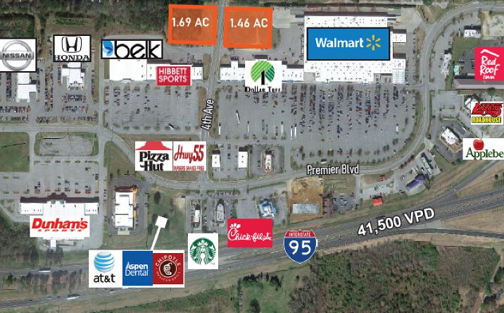 Pictures of Land, Retail property located at 4th Avenue Address TBD, Roanoke Rapids, NC 27870 for sales - image #1