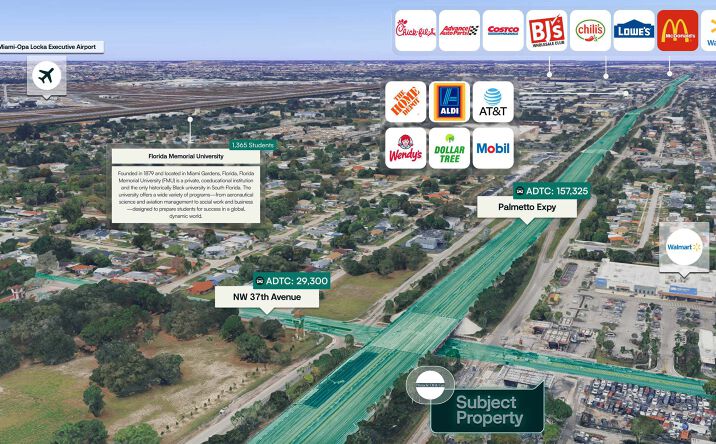 Pictures of Retail property located at 3695 NW 167th St, Miami Gardens, FL 33056 for sales - image #1