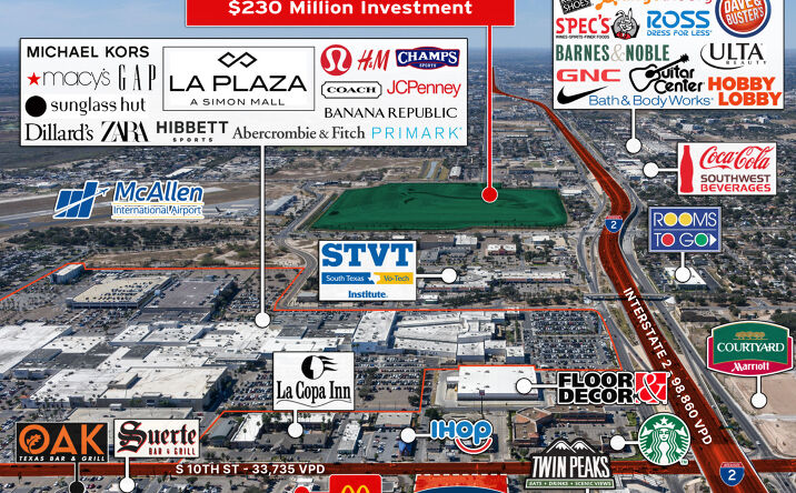 Pictures of Retail property located at 1815 S 10th St, McAllen, TX 78503 for sales - image #1