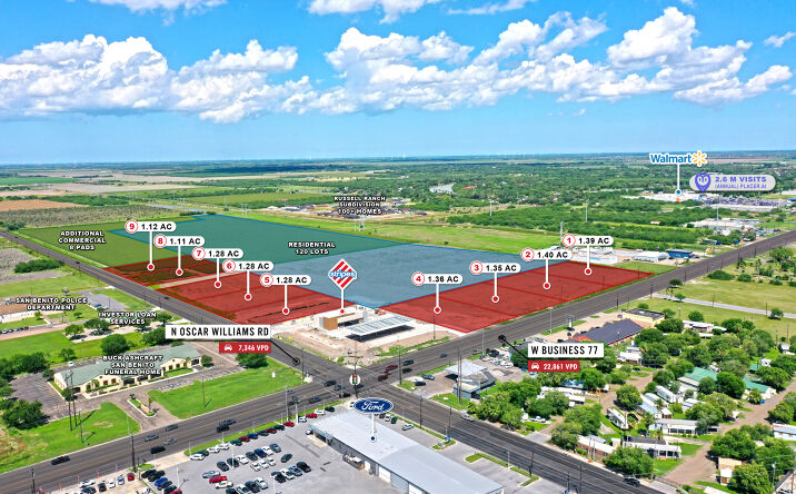 Pictures of Land, Mixed Use, Office, Retail property located at 1396 US-77 BUS, San Benito, TX 78586 for sales - image #1