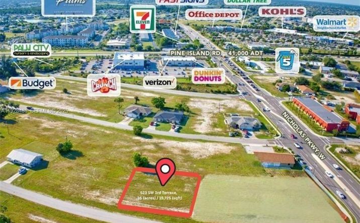 Pictures of Land property located at 523 SW 3rd Terrace, Cape Coral, FL 33991 for sales - image #1