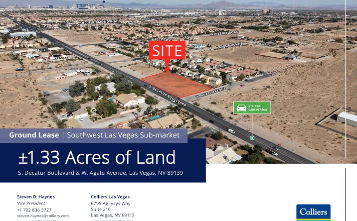 Pictures of Land property located at S Decatur Blvd, Las Vegas, NV 89139 for sales - image #1
