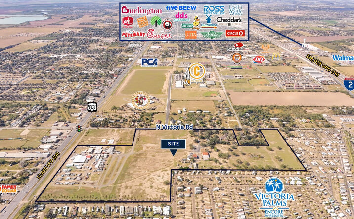 Pictures of Land property located at 400 N Victoria Rd, Donna, TX 78537 for sales - image #1