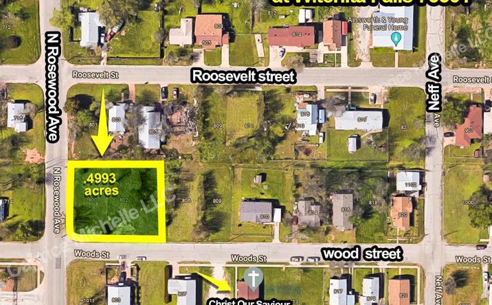Pictures of Land property located at 800 Roosevelt. Street, Wichita Falls, TX 76301 for sales - image #1